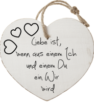 Liebe ist,
wenn aus einem Ich
und einem Du
ein Wir
 wird