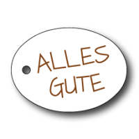 DE101 (Weiß) Alles Gute