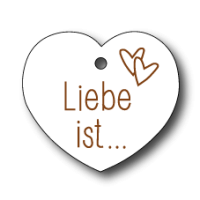 DE117 (Weiß) Liebe ist .....