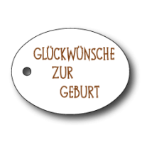 DE125 Gluckwunsch zur Geburt