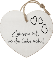 Zuhause ist, 
wo die Liebe wohnt