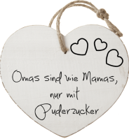 Omas sind wie Mamas,
nur mit
 Puderzucker